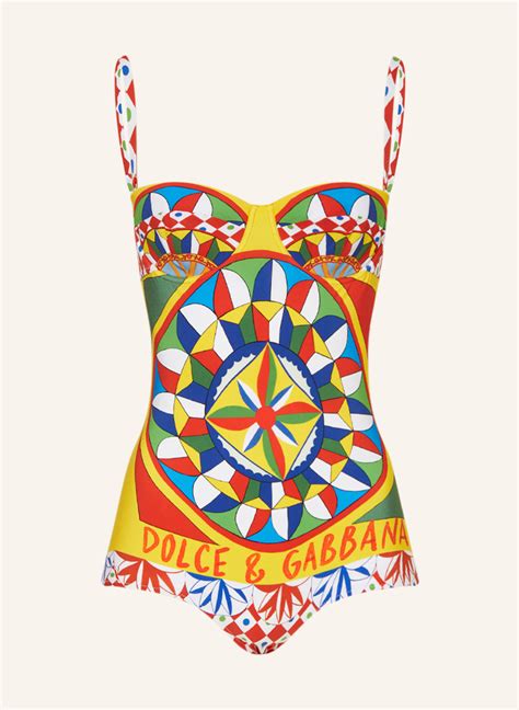 dolce gabbana badeanzug